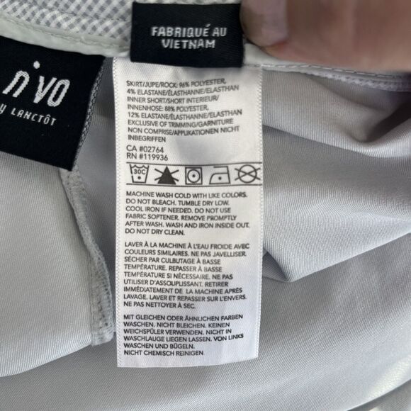 NVO Lanctot Golf Tennis Pickleball Skort Skirt Size 14 Checks Pleated 19” Length - Picture 8 of 12